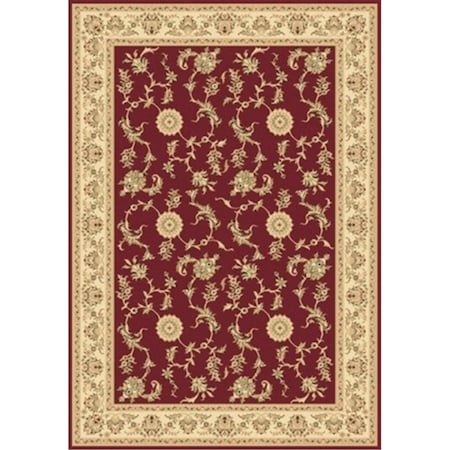 Dynamic Rugs Legacy 2 x 3.6 58017-330 Rug - Red LE2458017330